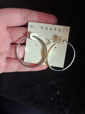 M. Haskell hoop earrings